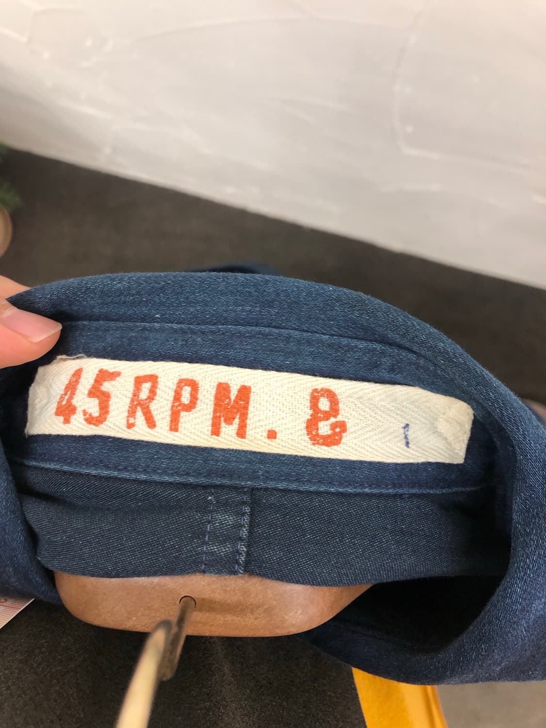 45rpm 데님 로브 코트 상품이미지5