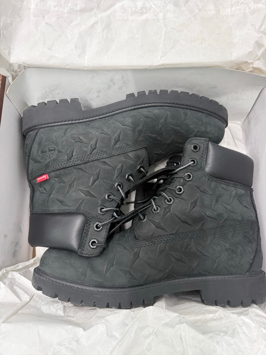Timberland x Supreme Diamond Plate 부츠 상품이미지7