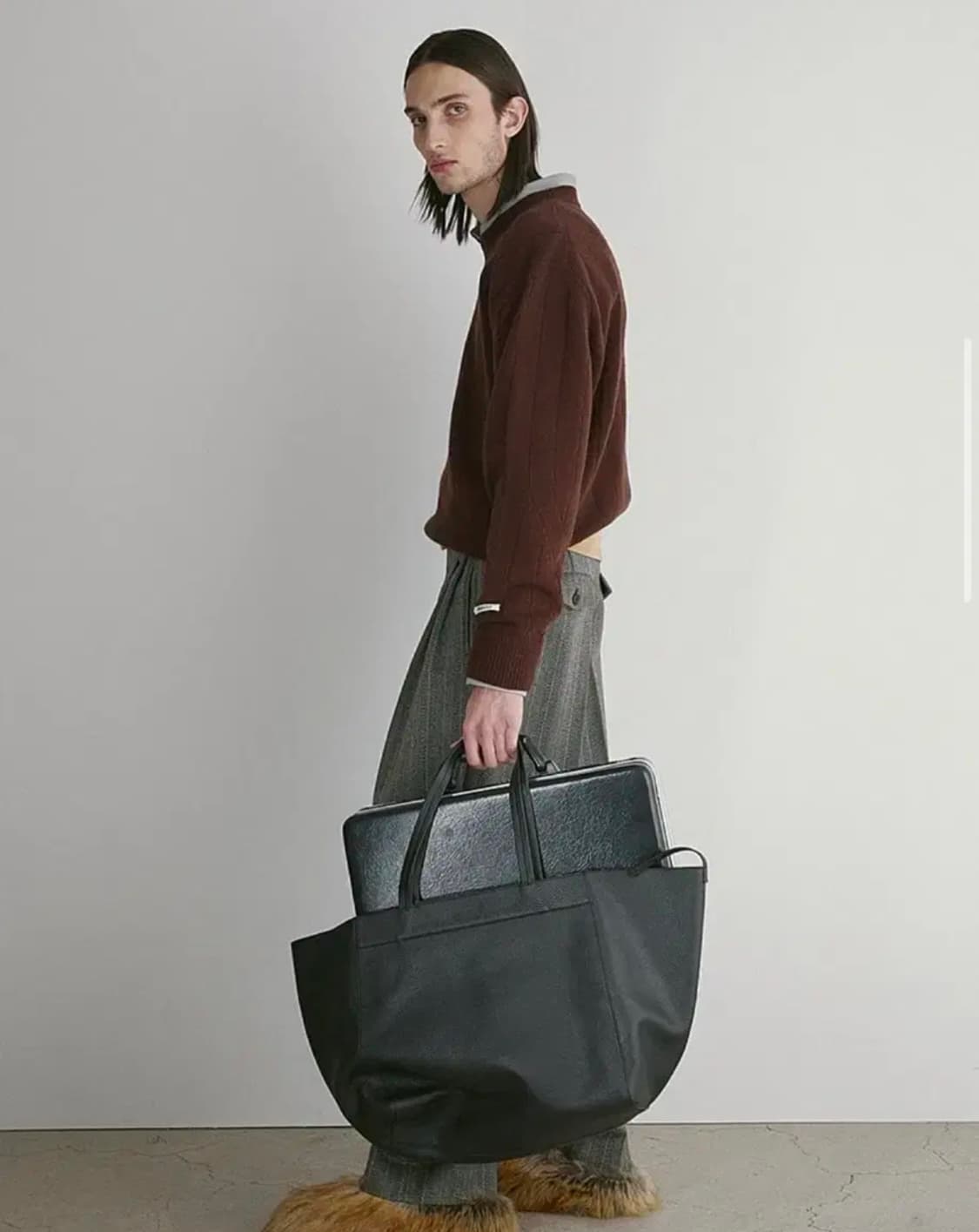 렉토 러블리니트 레드브라운 m 상품이미지3