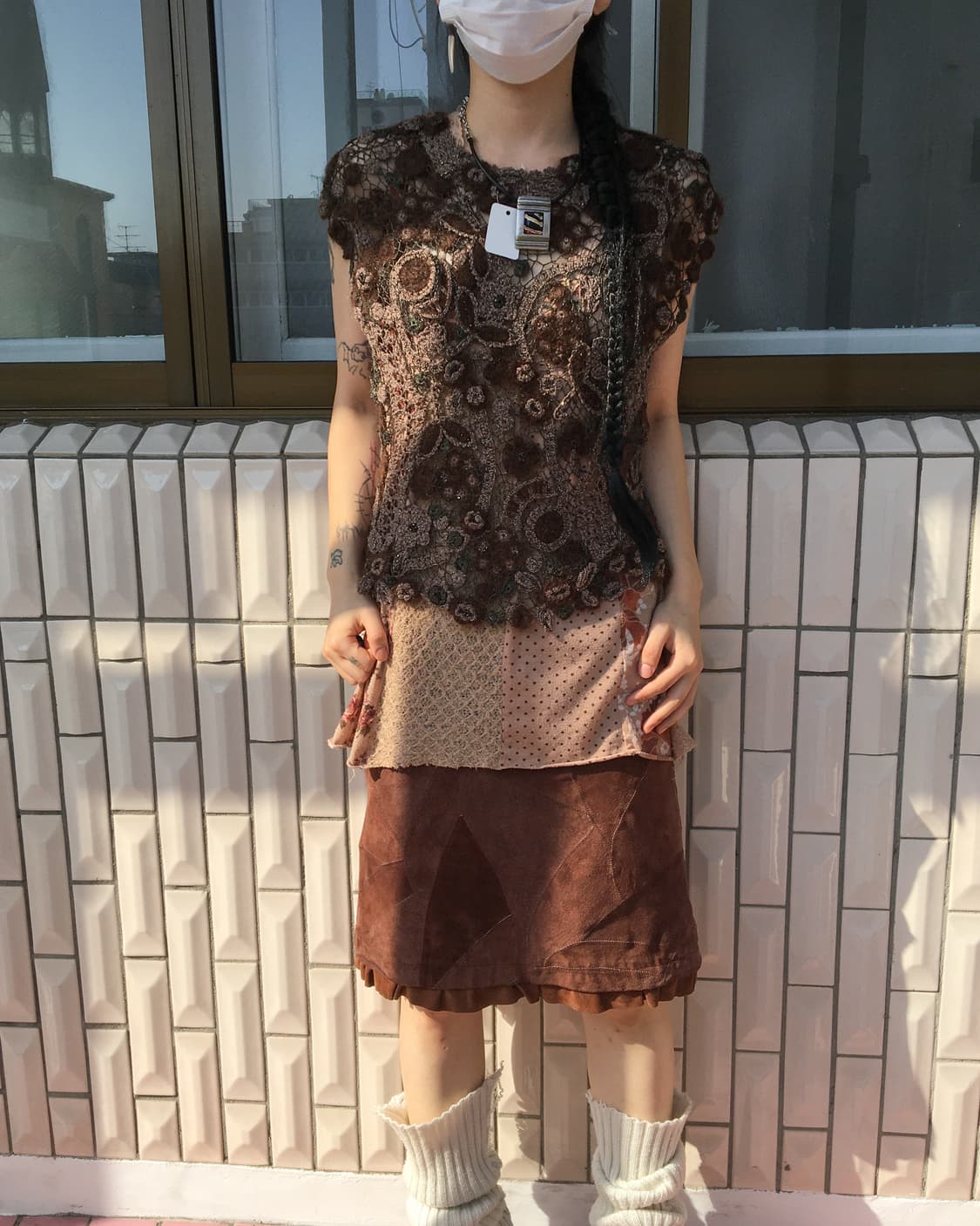 Ethnic mood crochet top 상품이미지1