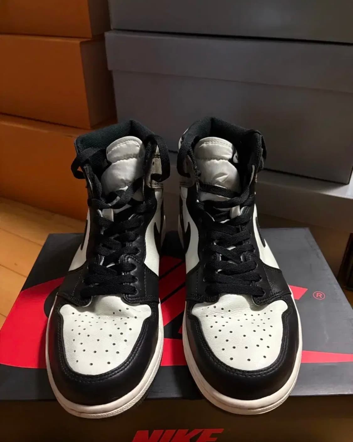 조던 1 다크모카 280 새상품급 상품이미지4