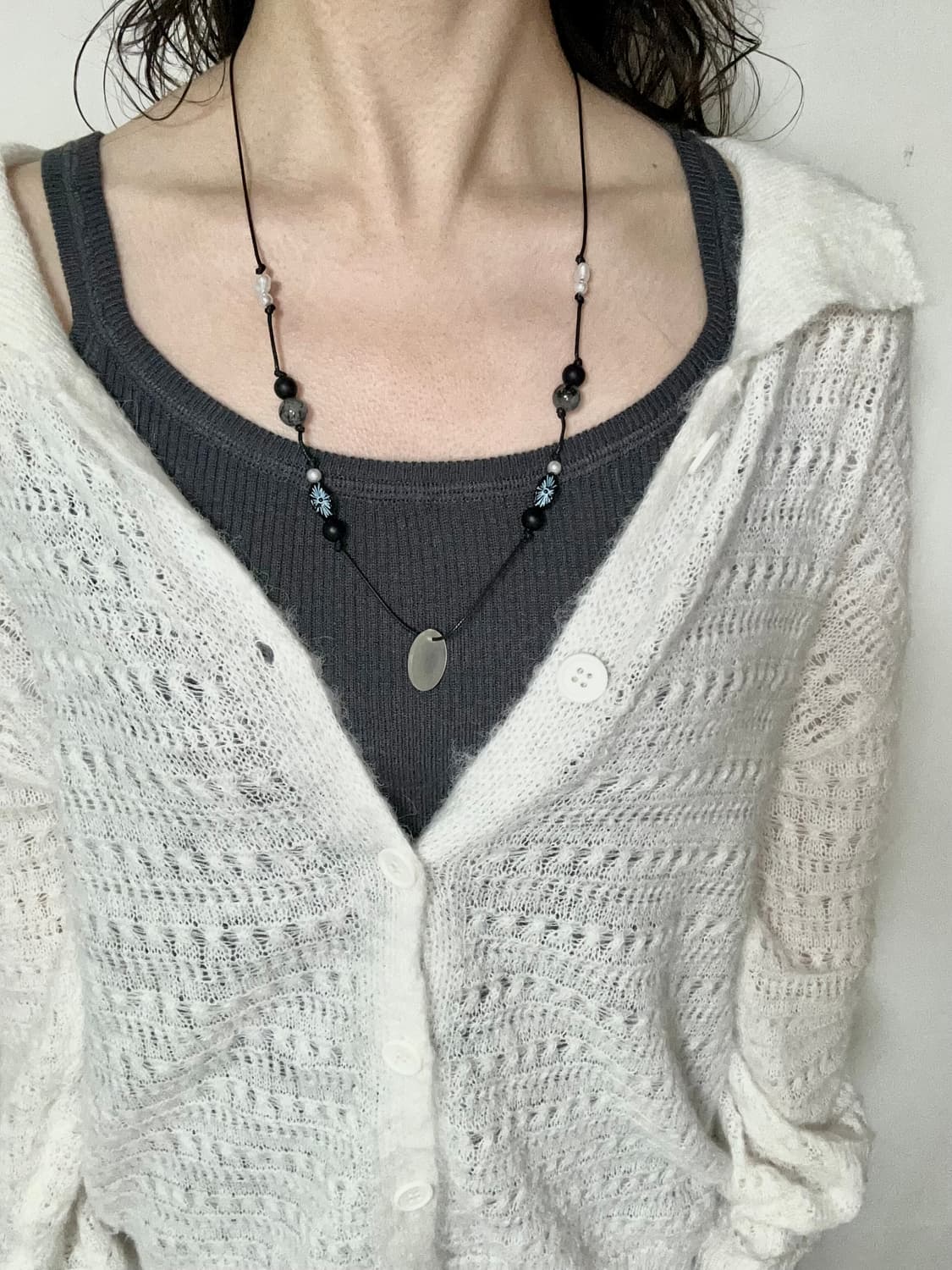 [핸드메이드] • 목걸이 • 너와 사색 상품이미지5