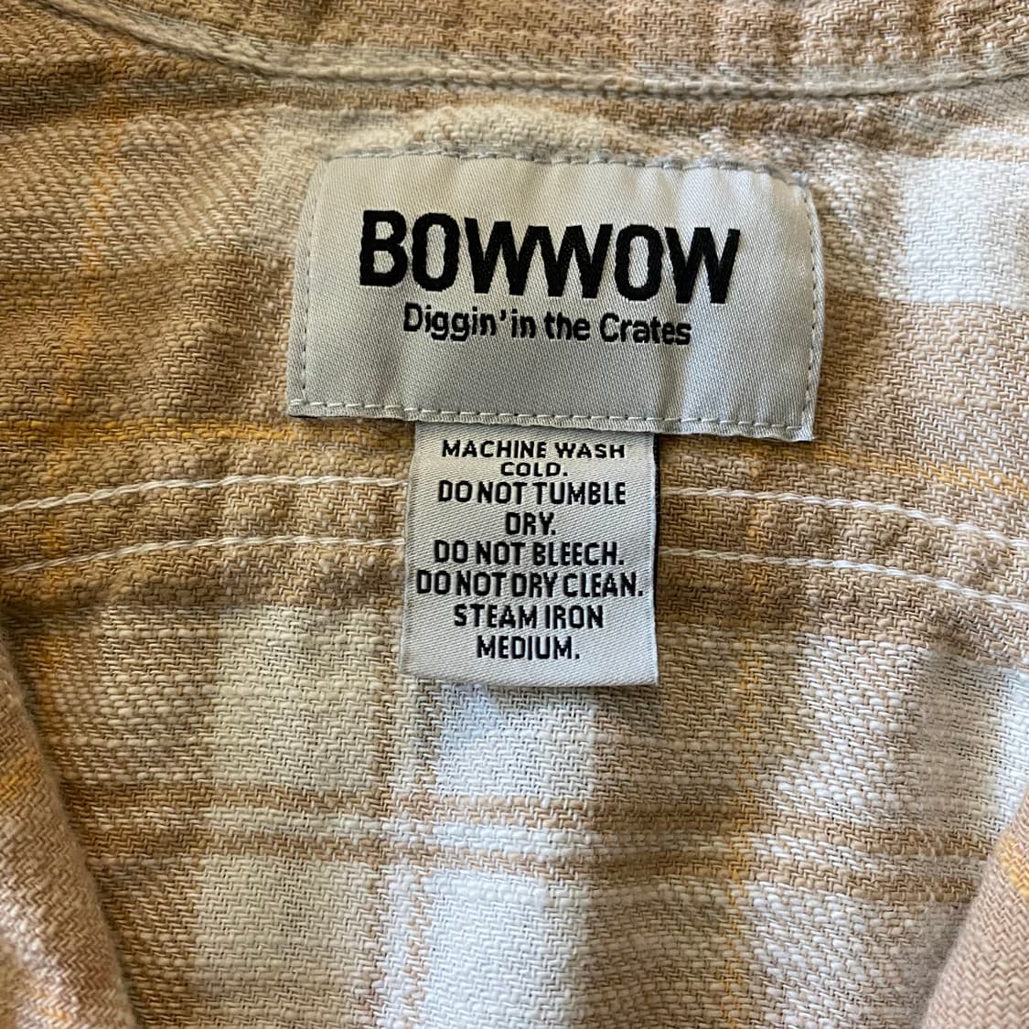 (L) 바우와우 bowwow 페인트 플라넬 셔츠 상품이미지3