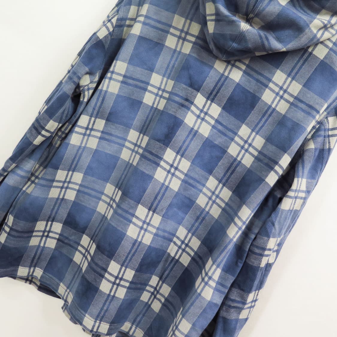 [52] 나이젤카본 페이드 인디고 체크 후드 집업 자켓 상품이미지6