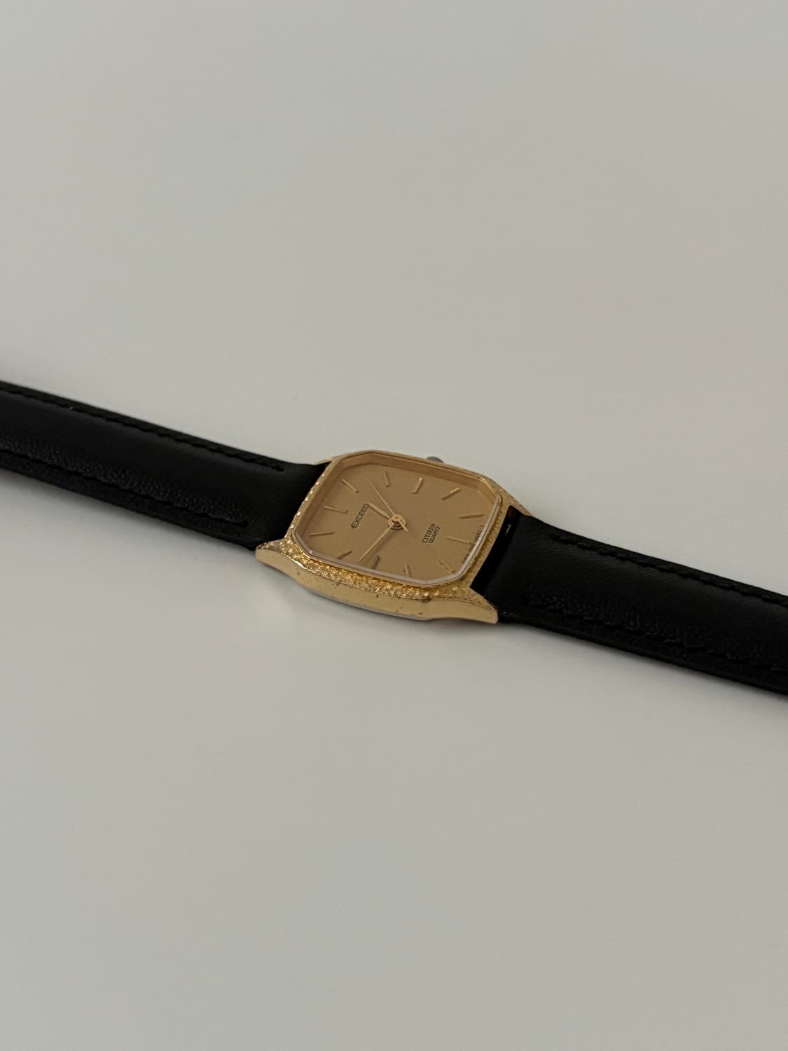 80s exceed gold square ladies quartz 상품이미지6