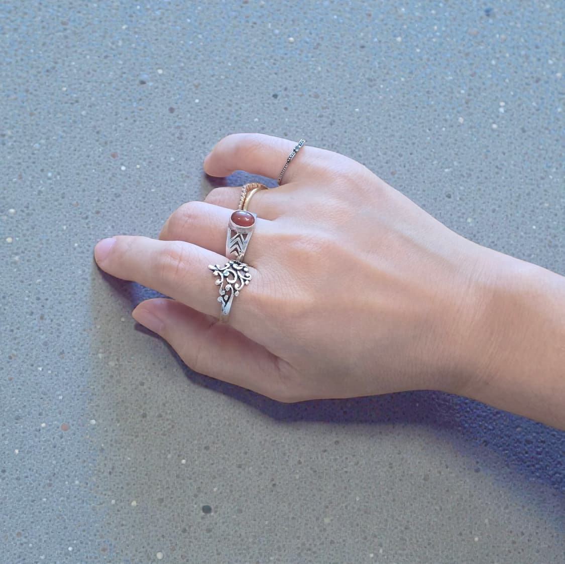 빈티지 셀틱 실버 925 은반지 상품이미지5