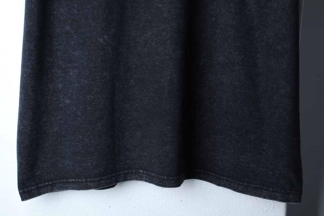 (L-2XL) 애드호크 반팔 티셔츠 피그먼트 블랙 무지-H32737 상품이미지4