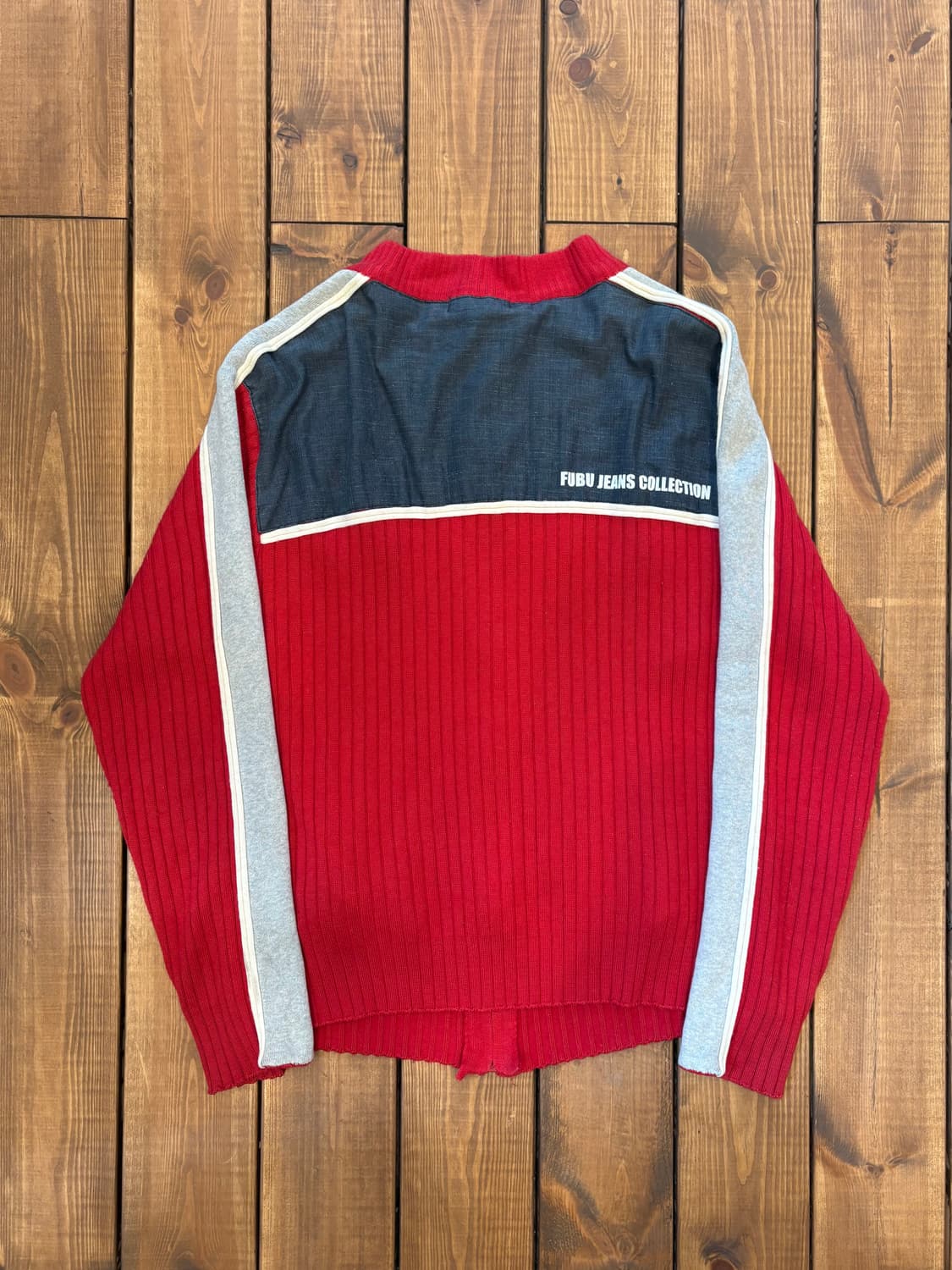 푸부 레이싱 니트집업 상품이미지7