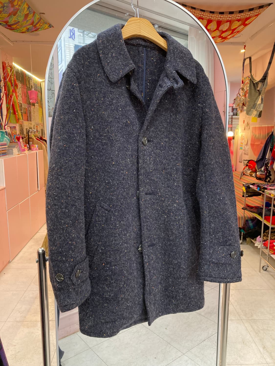 울 빈티지 그레이 자켓 상품이미지1