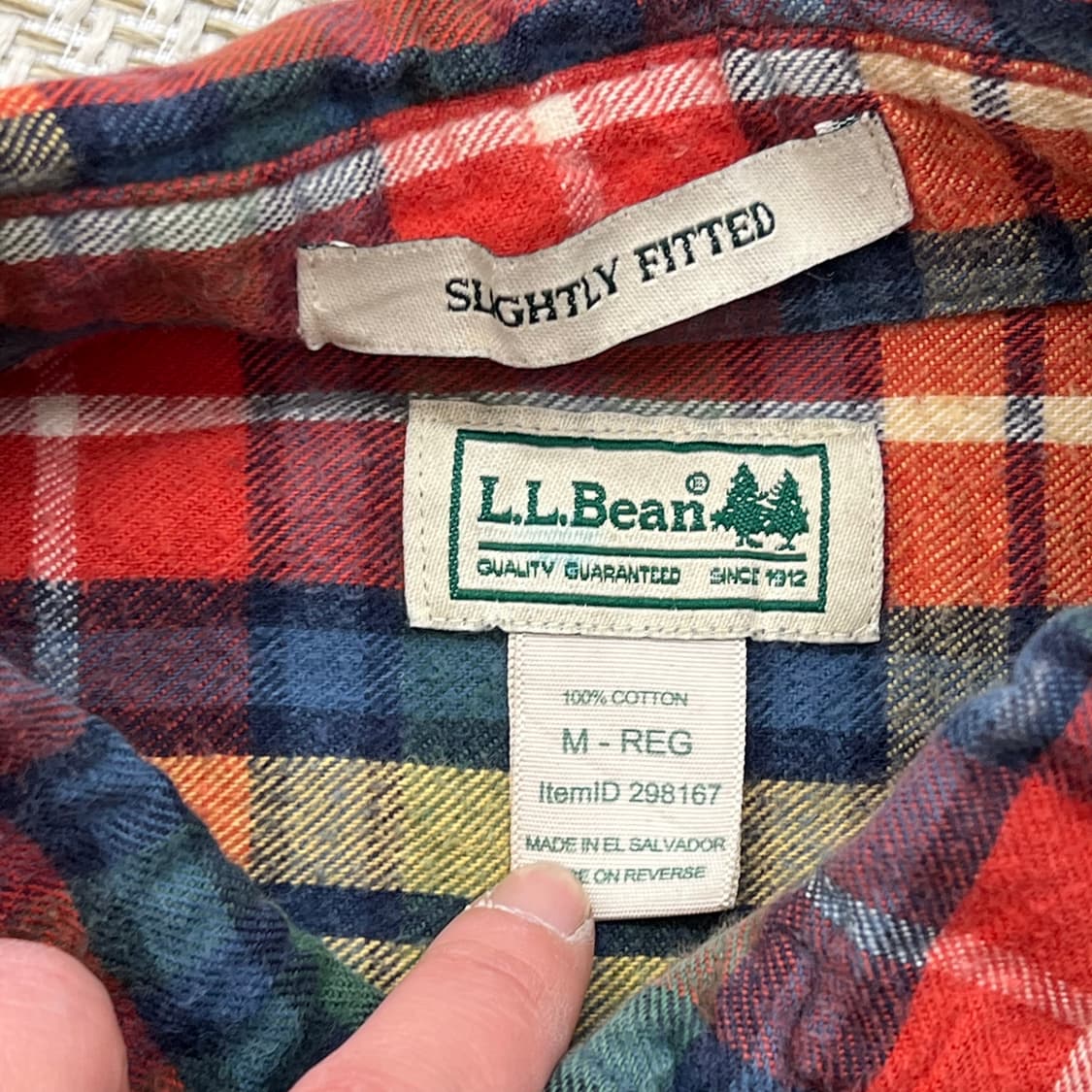 엘엘빈 워크 체크셔츠 r2312 상품이미지6