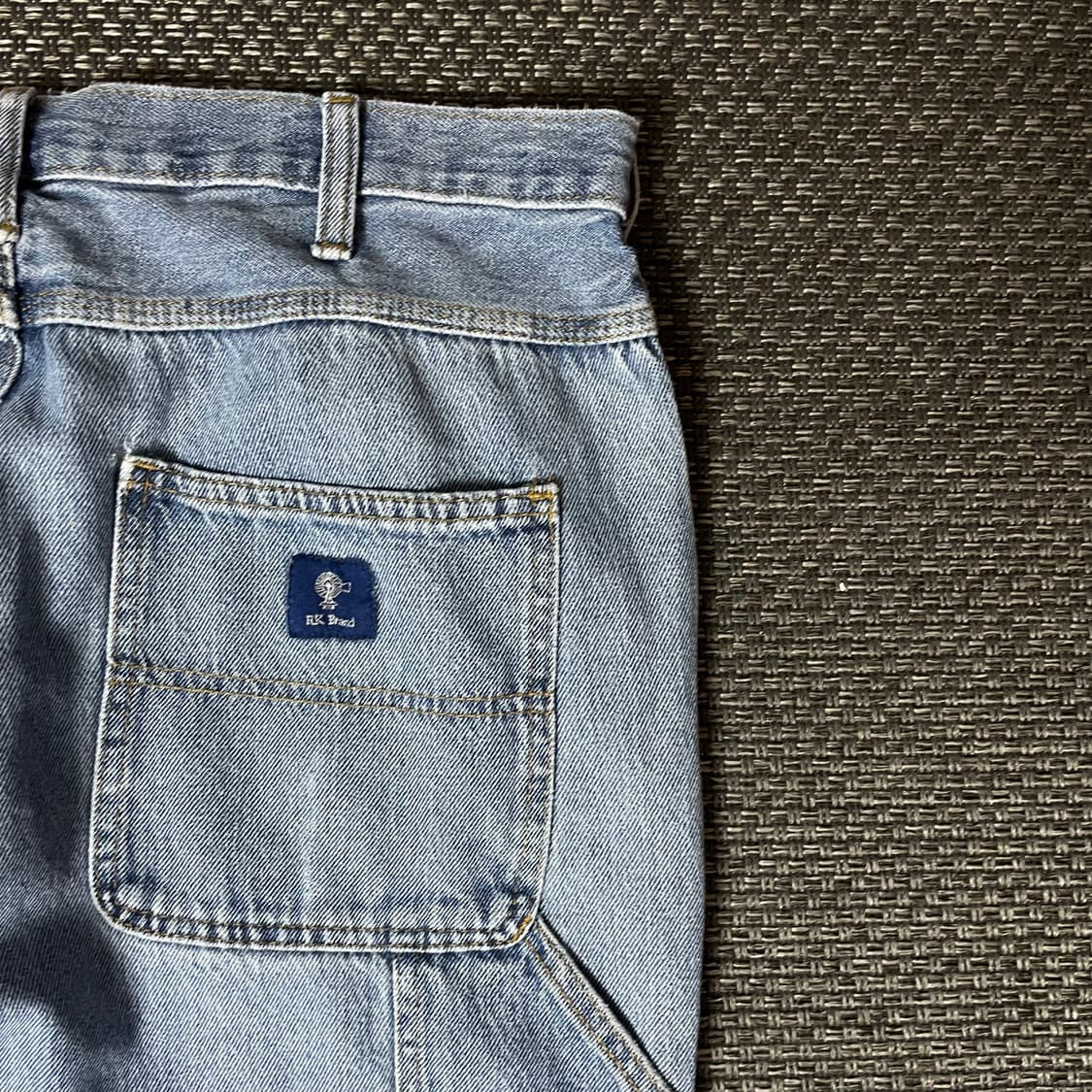 (36) RK 브랜드 36X31 백카고 연청 팬츠 상품이미지5