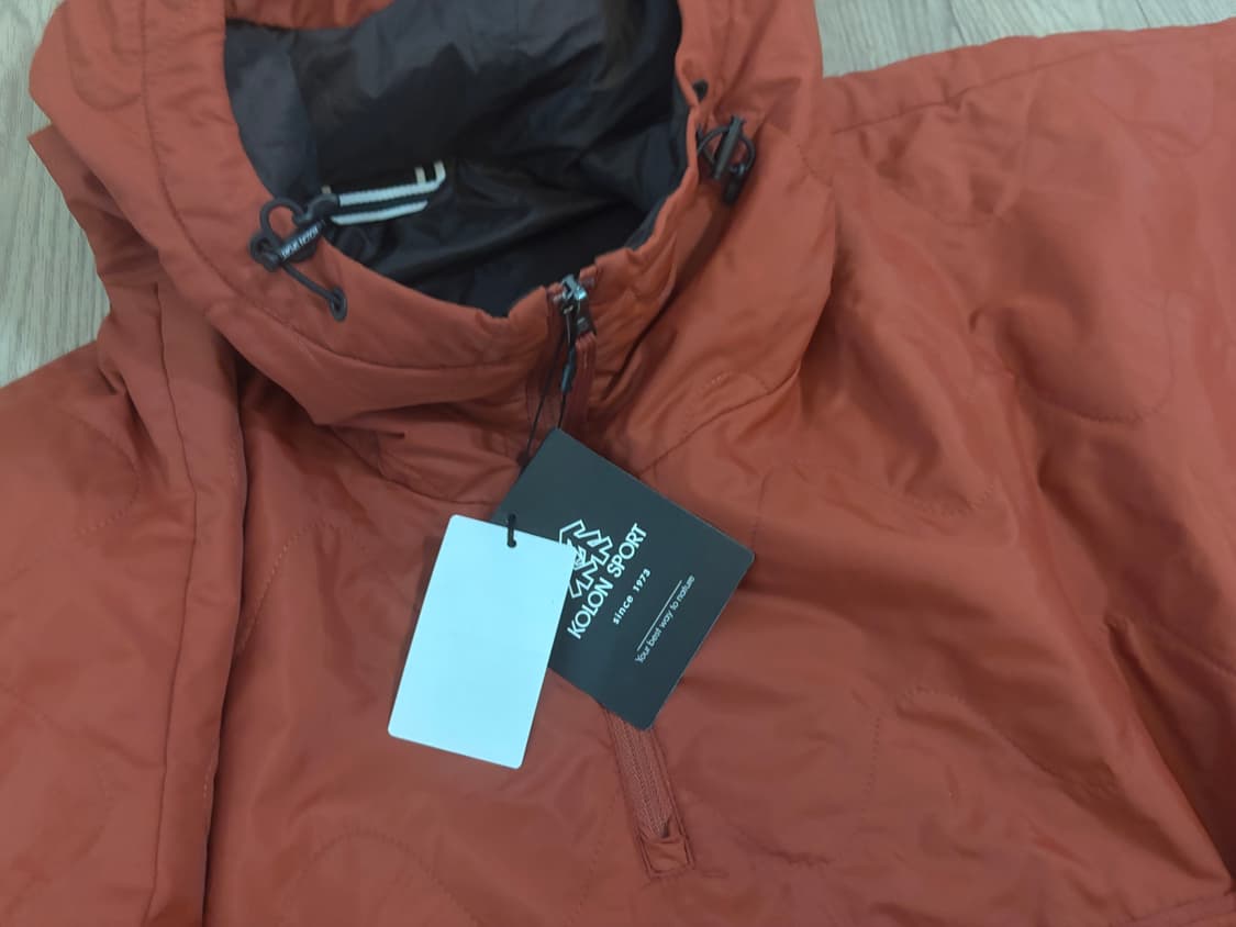 새옷 코오롱 경량패딩 판초 아우터 남여공용 프리 캠핑룩 상품이미지5