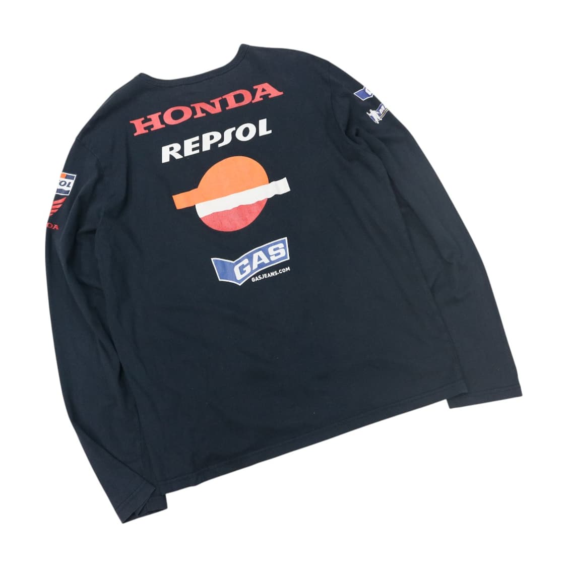 GAS 가스 x 혼다 레이싱 렙솔 빈티지 롱슬리브 티셔츠 (L) 상품이미지1