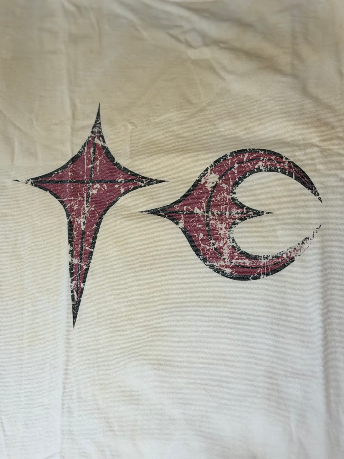 떠그 클럽 서바이버 락 티셔츠 화이트 실착 2회 상품이미지3