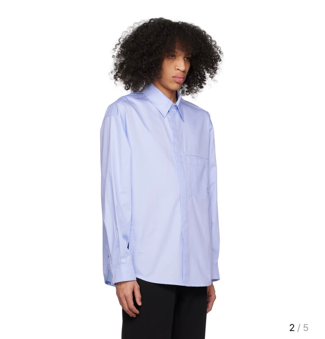 우영미 자수 디테일 셔츠(택 포함 새상품) 상품이미지2