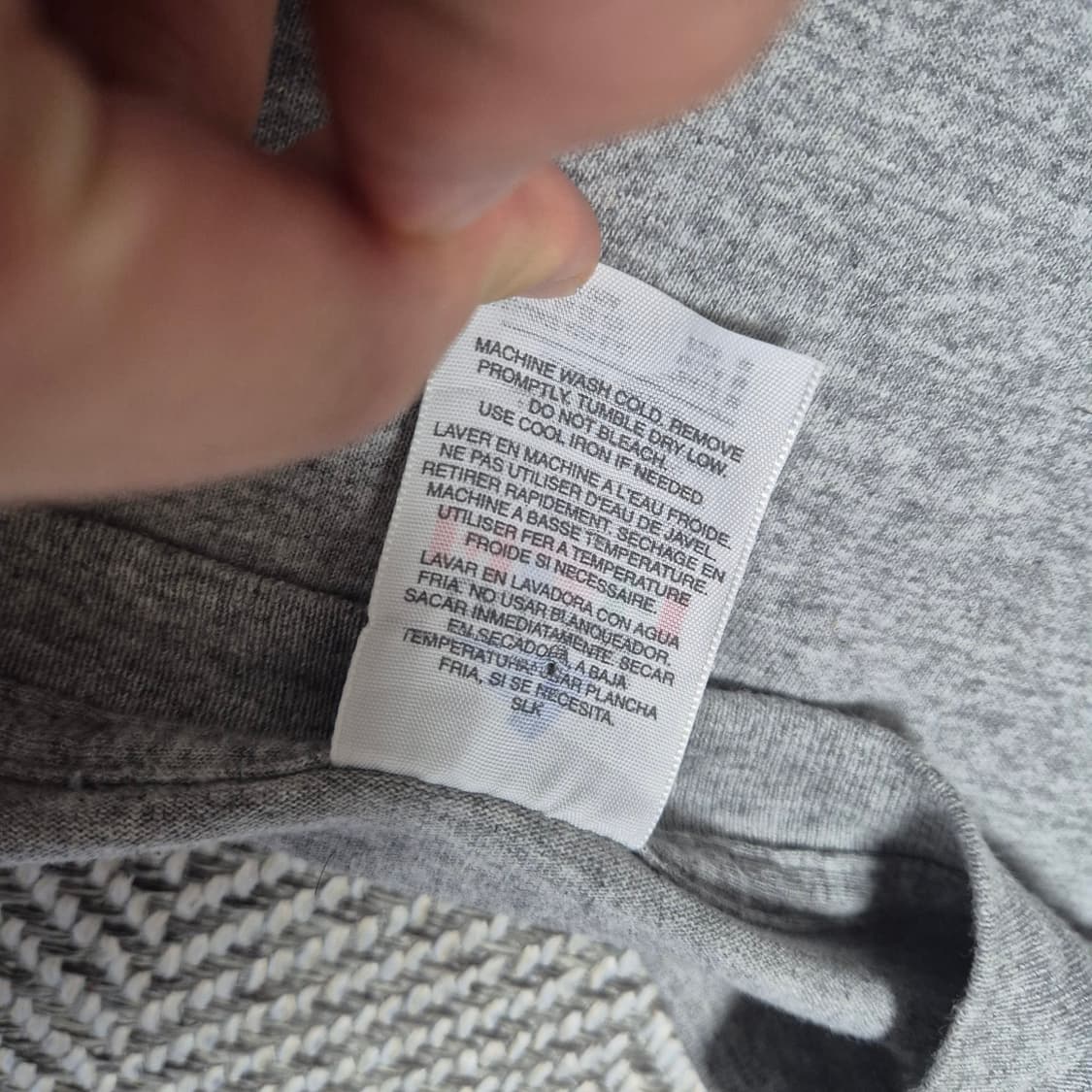 90~00s Adidas trefoil 양면 프린팅 티셔츠 (M) 상품이미지3