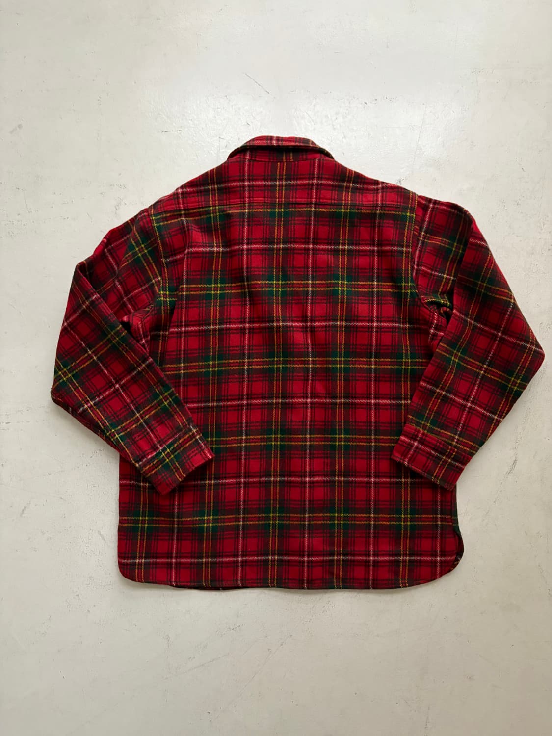 80-90's Old Woolrich wool Work Shirt. 상품이미지8
