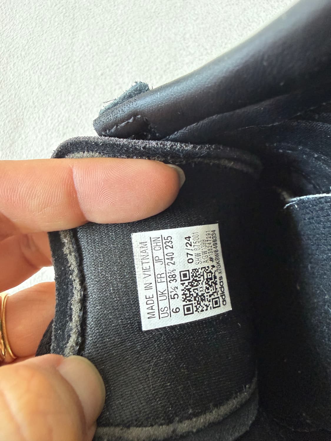 [235]아디다스(adidas) 'JEANS' 스웨이드 블랙 스니커즈 상품이미지9