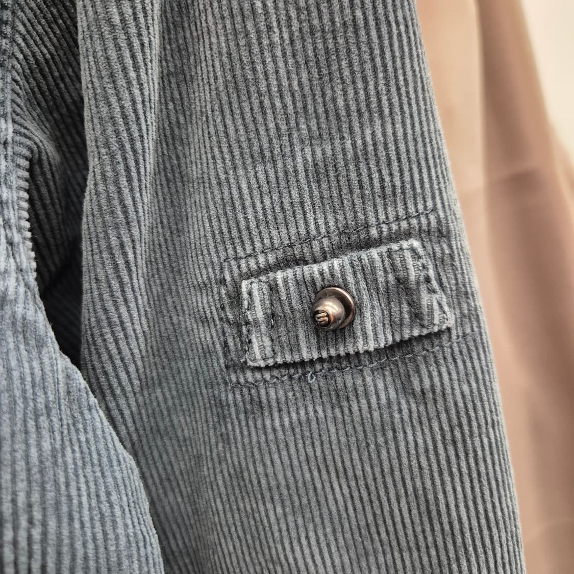 시리즈 피그코팅 코듀로이 스탠드칼라 집업 점퍼 100 상품이미지3