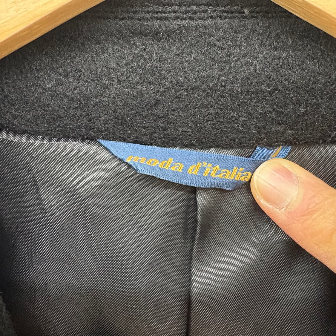 블랙 남성 캐시미어 100% 코트 남M 상품이미지5