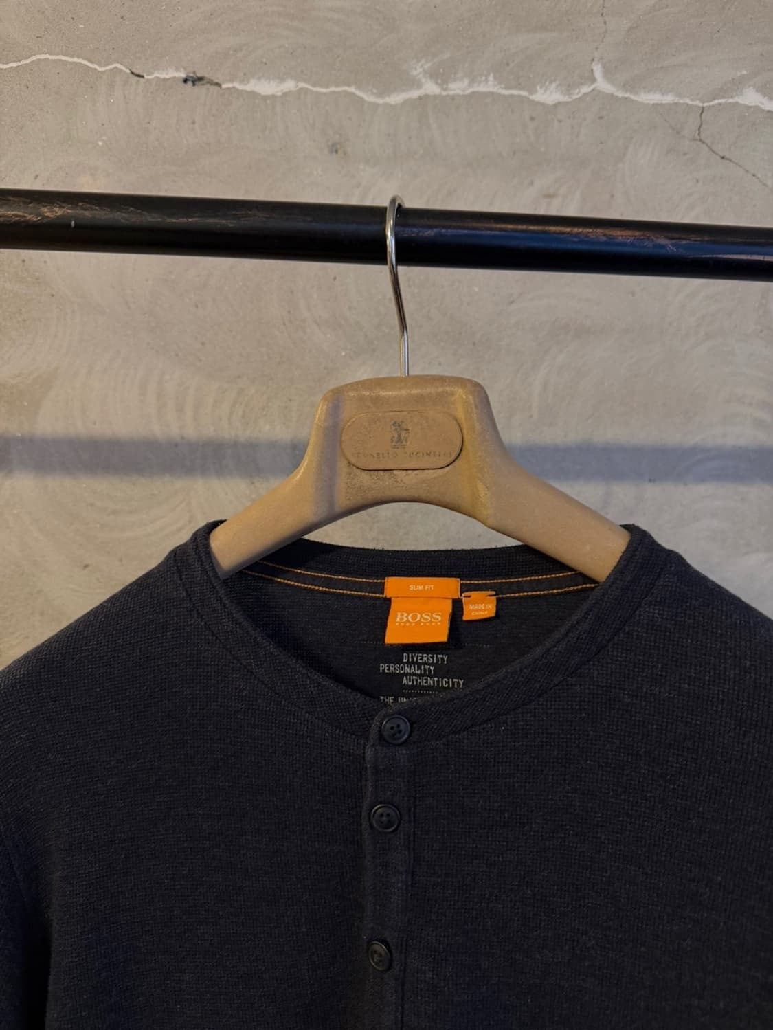 휴고보스 헨리넥 티셔츠 슬림100 상품이미지5