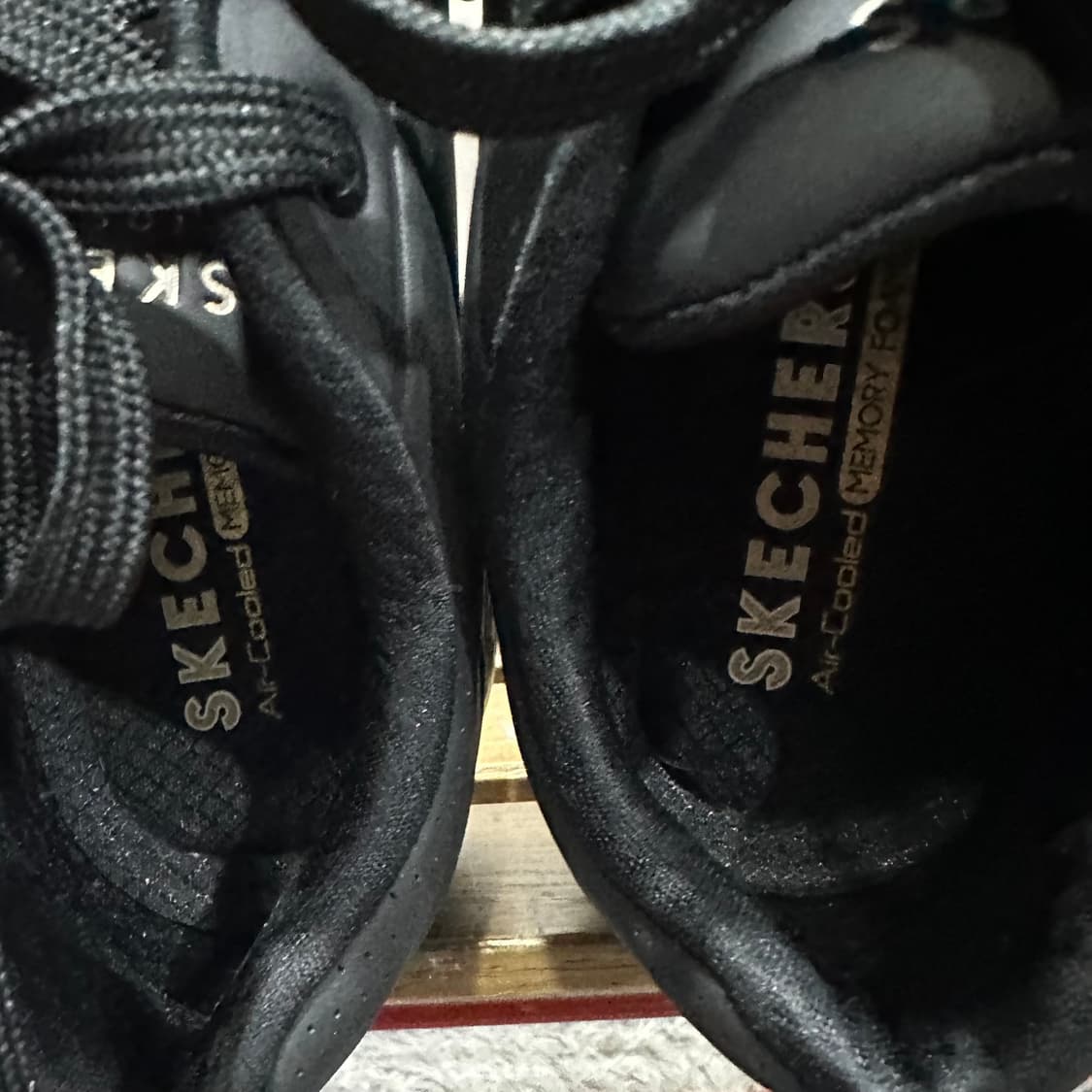 255) 스케쳐스 운동화 남성 남자 신발 에어 우노 블랙 상품이미지8