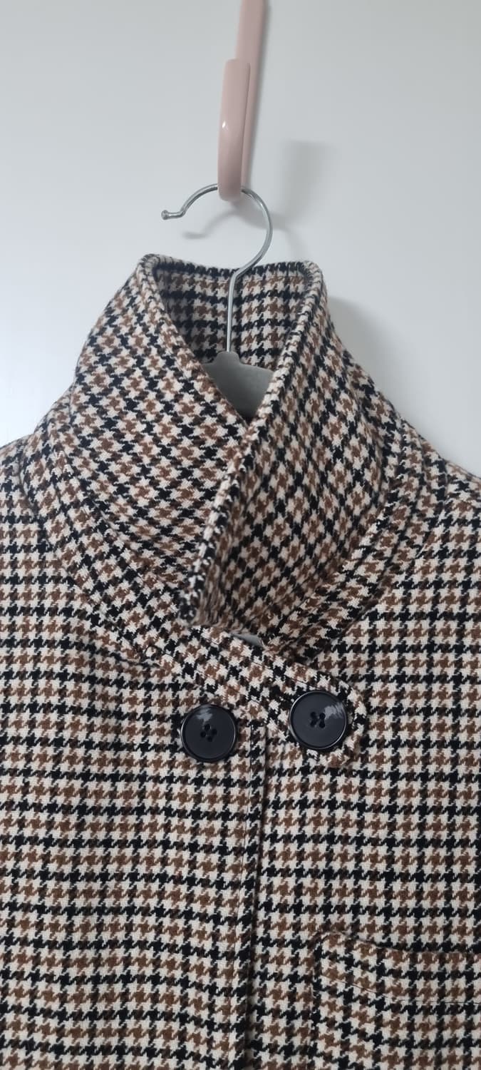 더오픈프로덕트 체크 롱 코트 상품이미지4