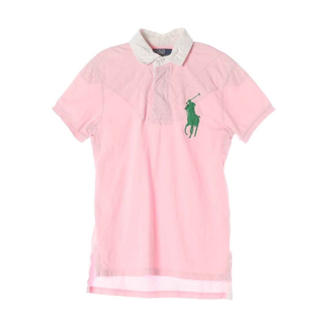 폴로 랄프로렌 빅포니 반팔 럭비 셔츠 핑크 S 상품이미지1