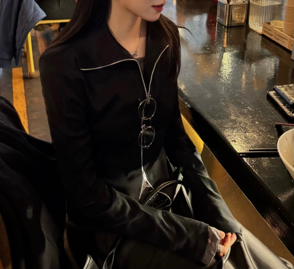 아워레가시 슬림 집 롱슬리브 콜 에센셜 상품이미지2