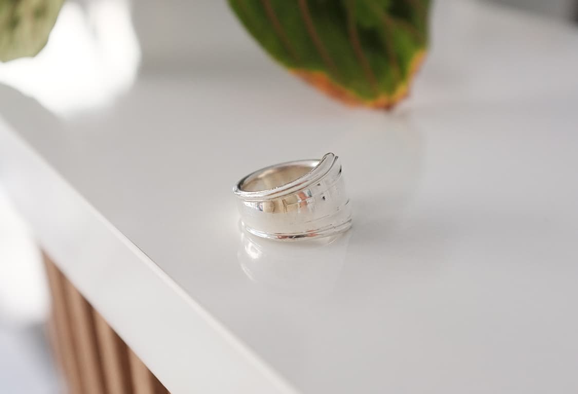 영국 약혼반지 빈티지 스푼으로 만든 빈티지 스푼링  상품이미지4