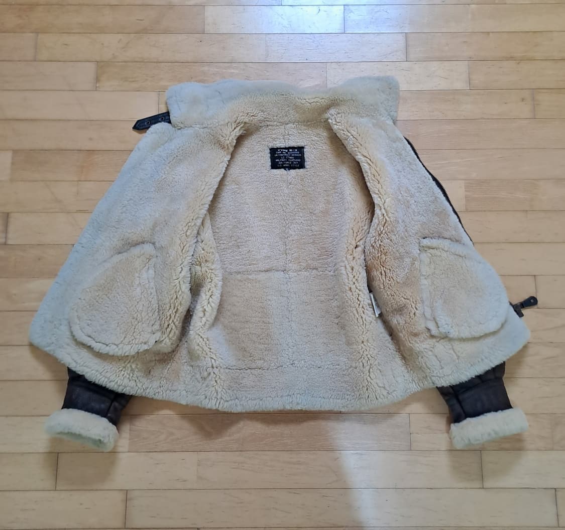 (택포) B-3 리얼무통 무스탕자켓 XL A658 상품이미지8