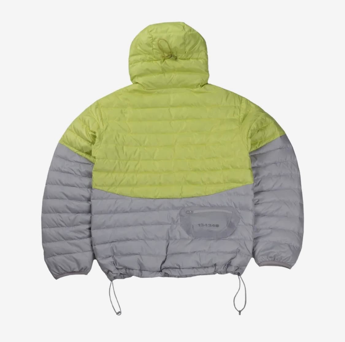 ERTR 이알티알 투톤 라이트 다운 자켓 경량 패딩 네온 그린 상품이미지2