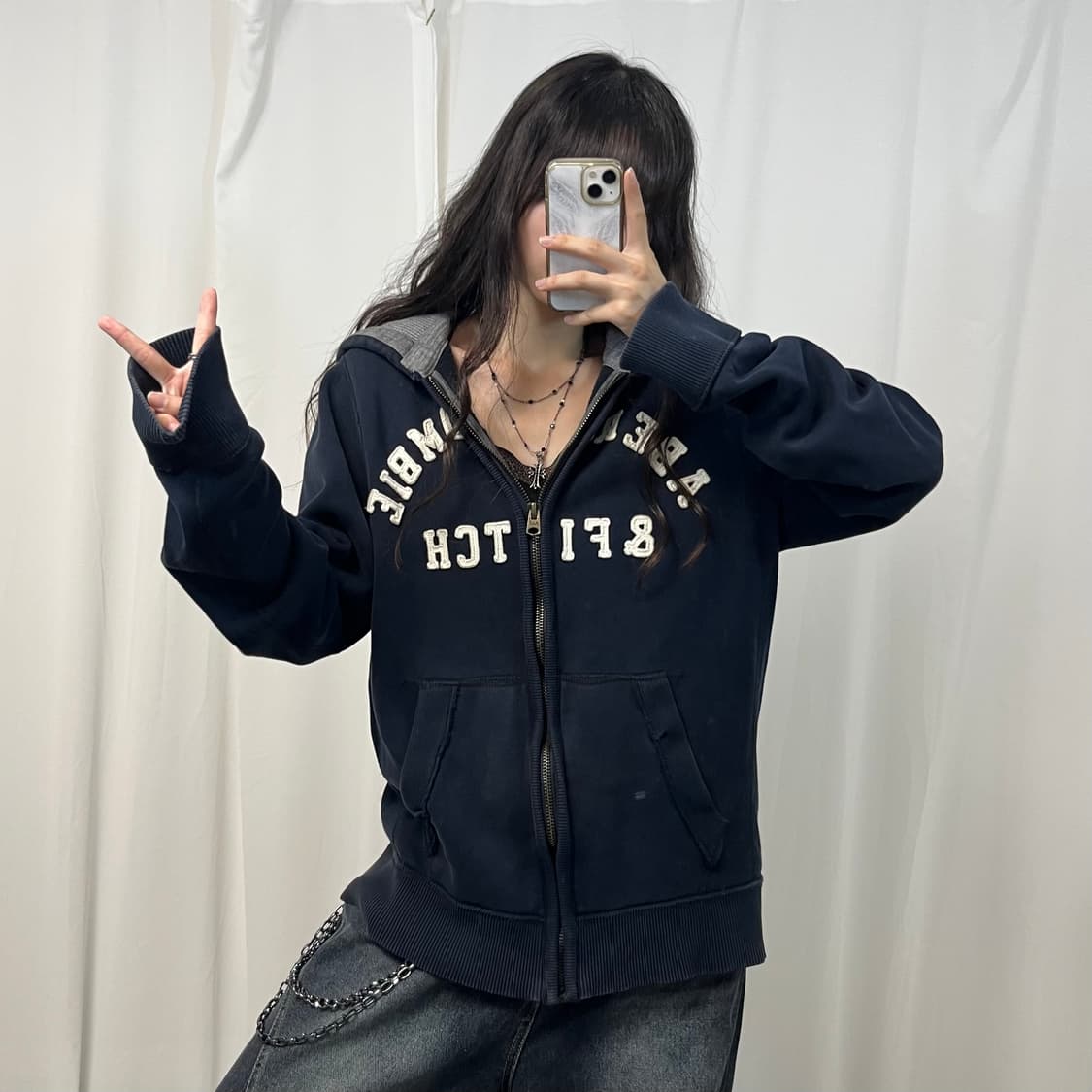 Abercrombie heavy weight hood zip-up 상품이미지2