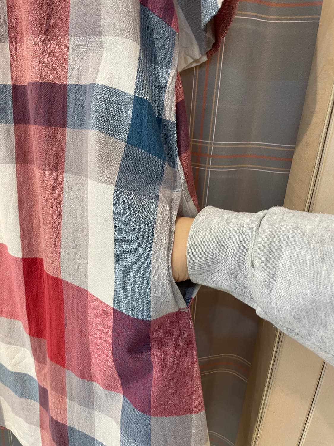 일본빈티지 체크 모리걸원피스 상품이미지3