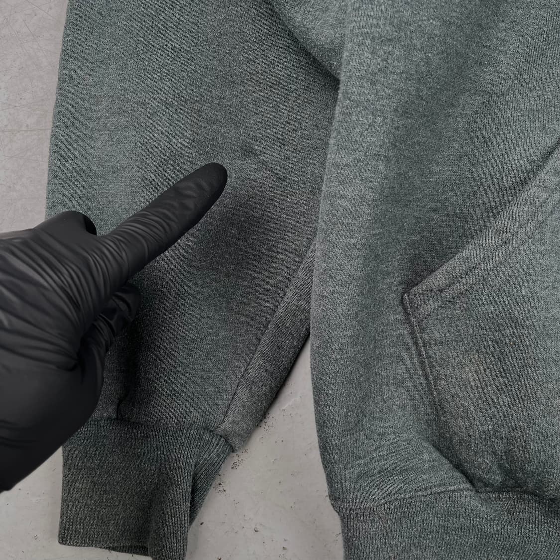 빈티지 러셀 애슬래틱 후드 다크그레이 상품이미지5