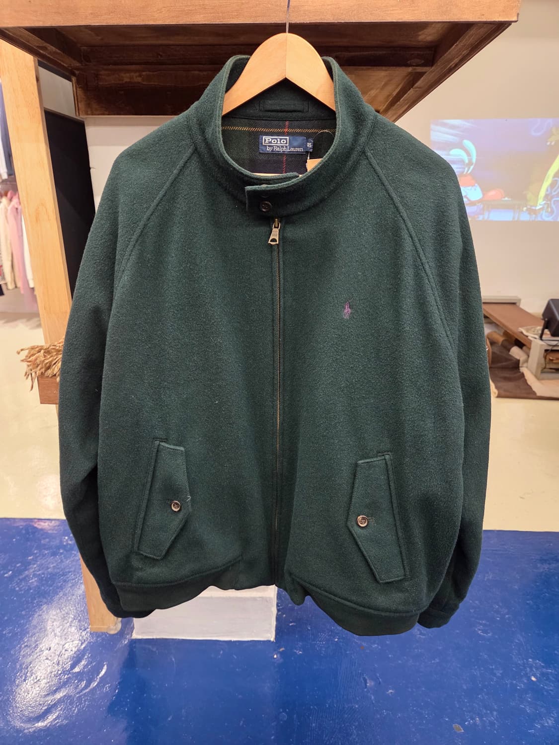 PRL 폴로 랄프로렌 모직 바라쿠타 자켓 상품이미지1