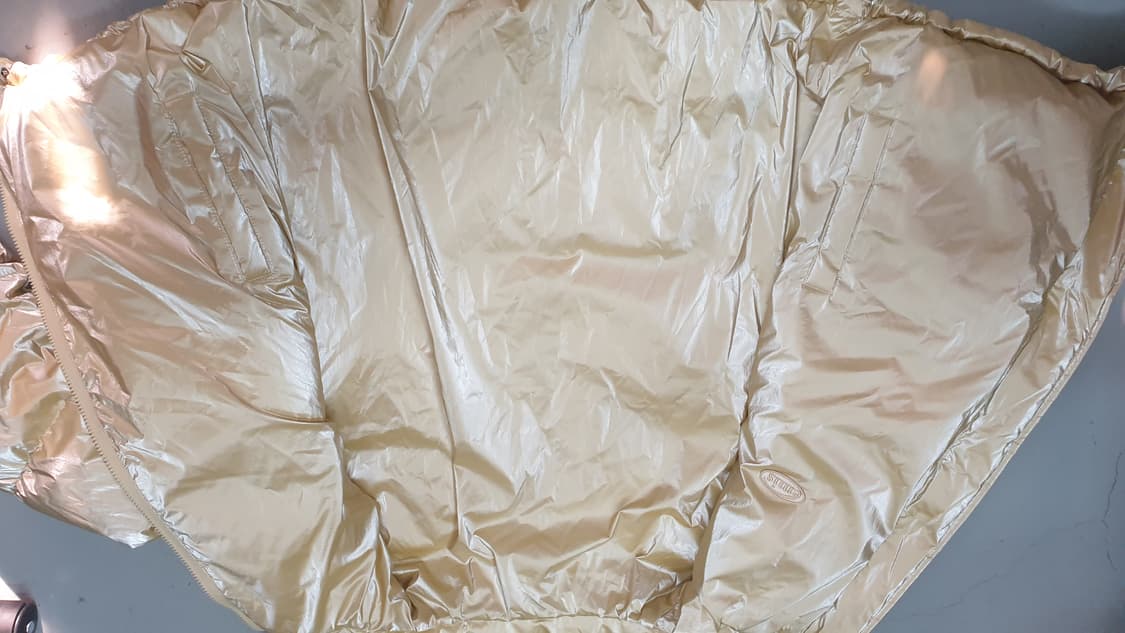 이미스 양면 패딩 점퍼 골드 상품이미지7