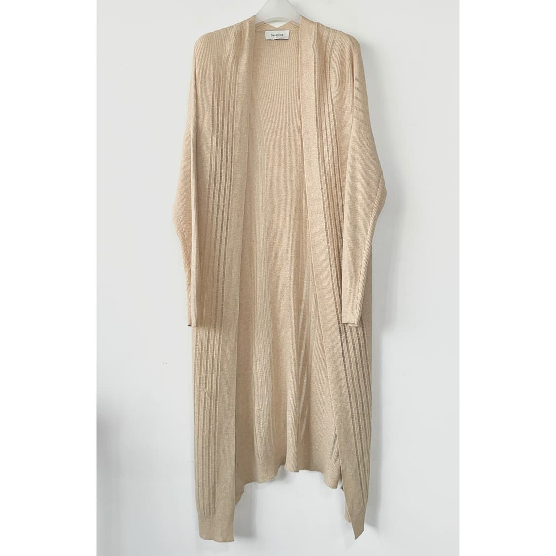 베르니스 울 캐시미어 롱 가디건 상품이미지1