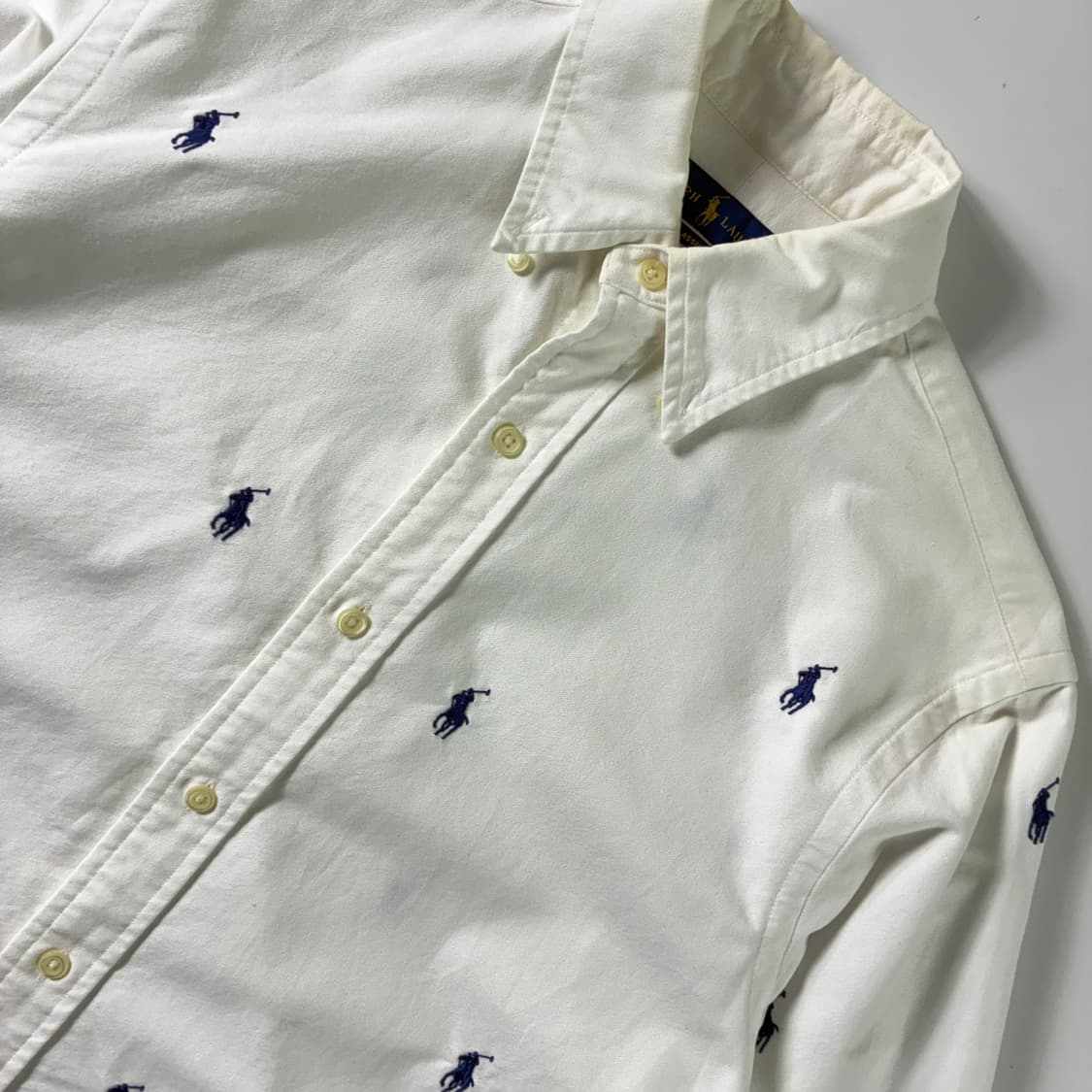 Polo 폴로 랄프로렌 신형 멀티포니 화이트 옥스포드 셔츠 상품이미지3