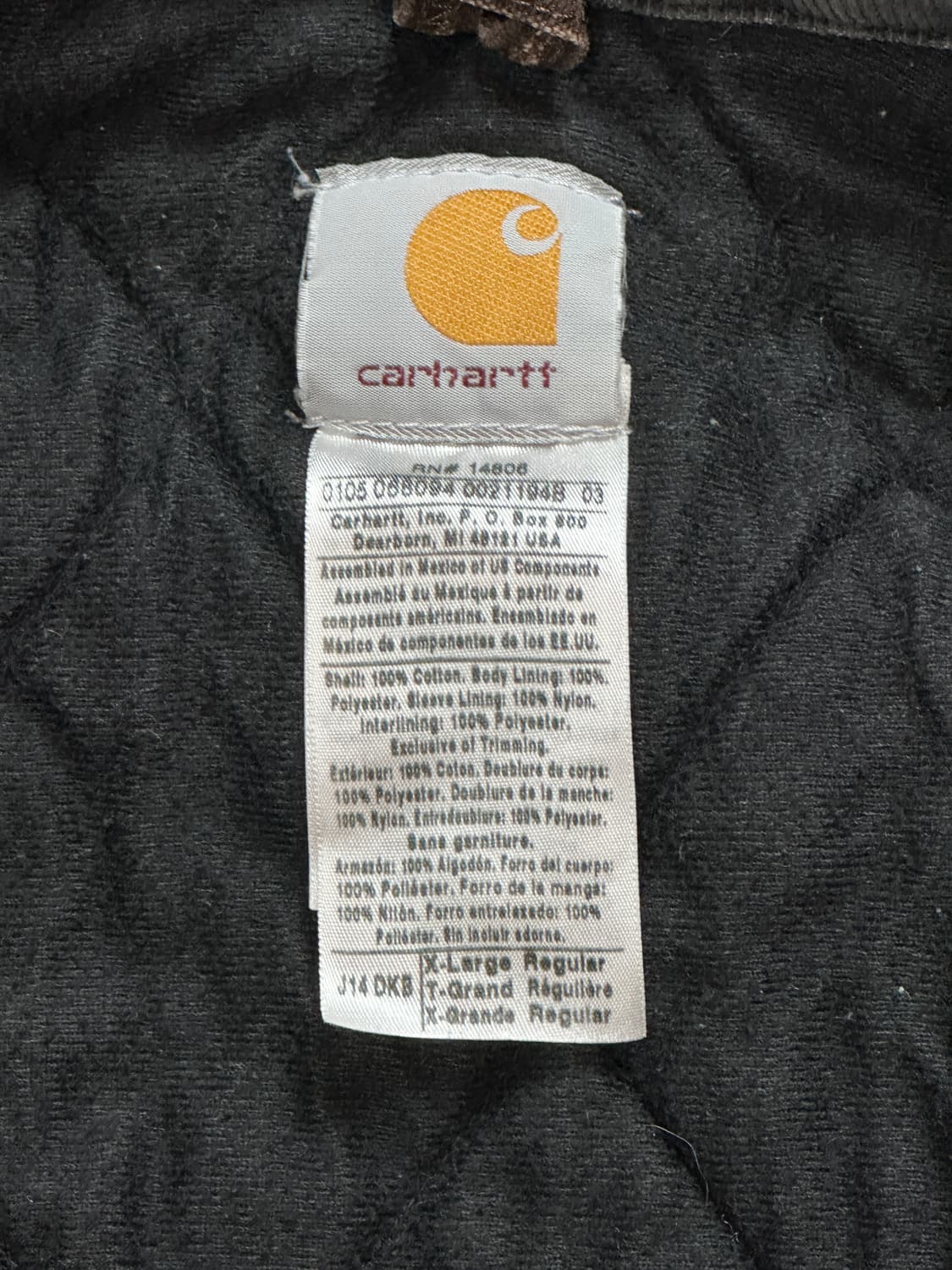 00's OG 칼하트 J14 산타페 자켓 칼하트 디트로이트 DKB 상품이미지9