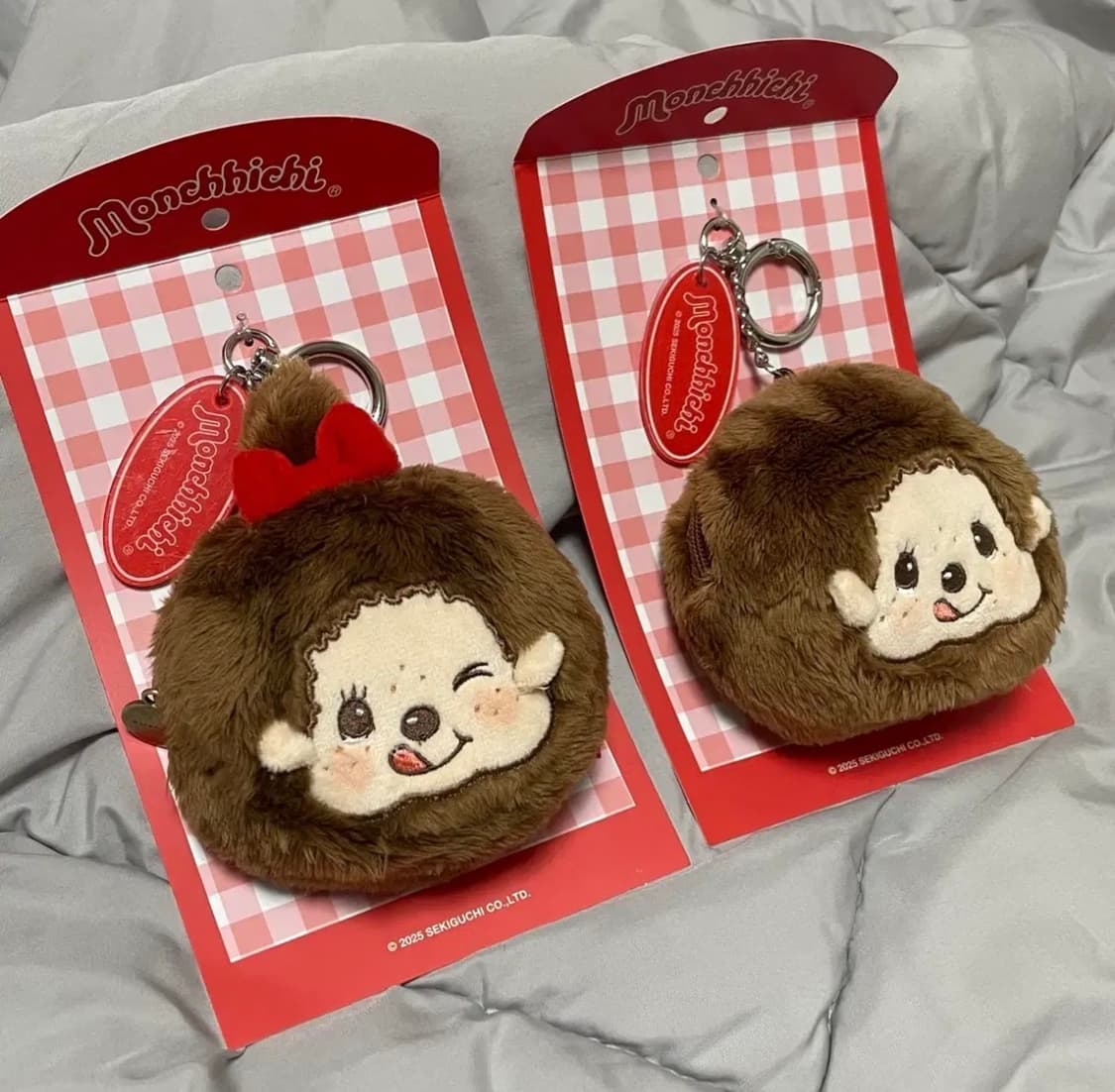 몬치치 여아 남아 페이스 마스코트 얼굴 키링 인형 파우치 상품이미지1
