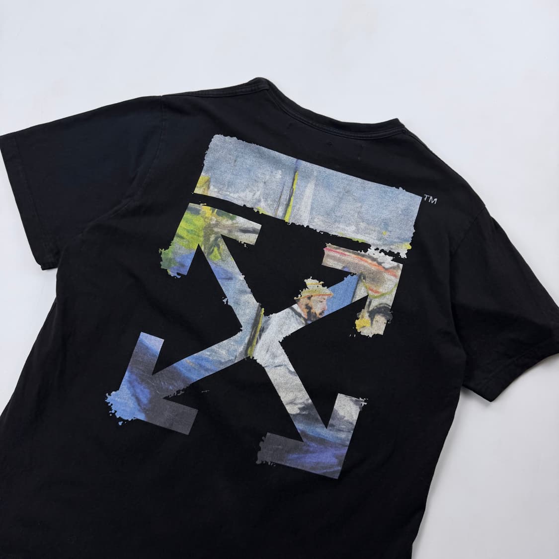 오프화이트 멀티컬러 애로우 반팔 티셔츠 상품이미지8