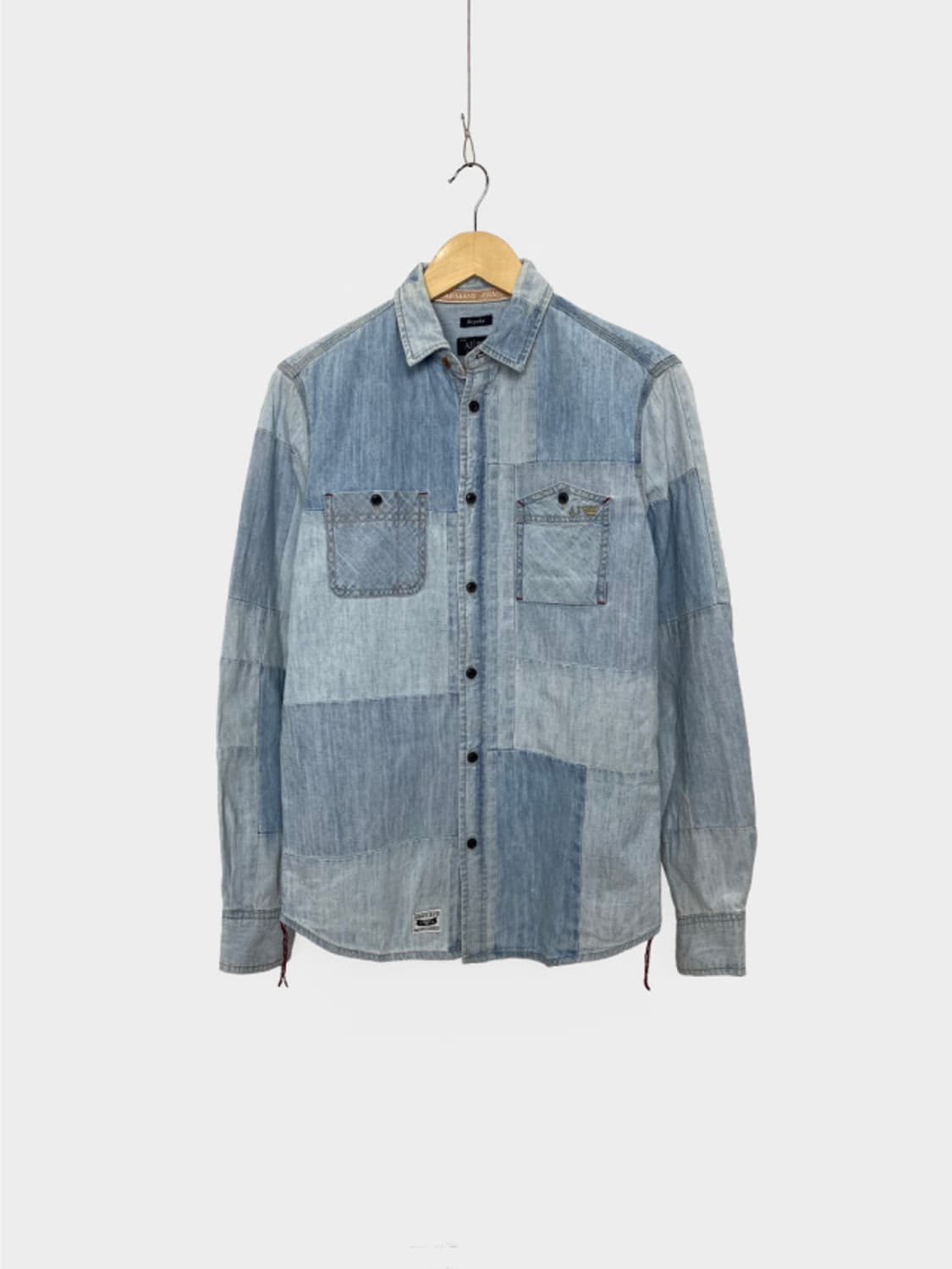 ARMANI JEANS patch work denim shirts 상품이미지3