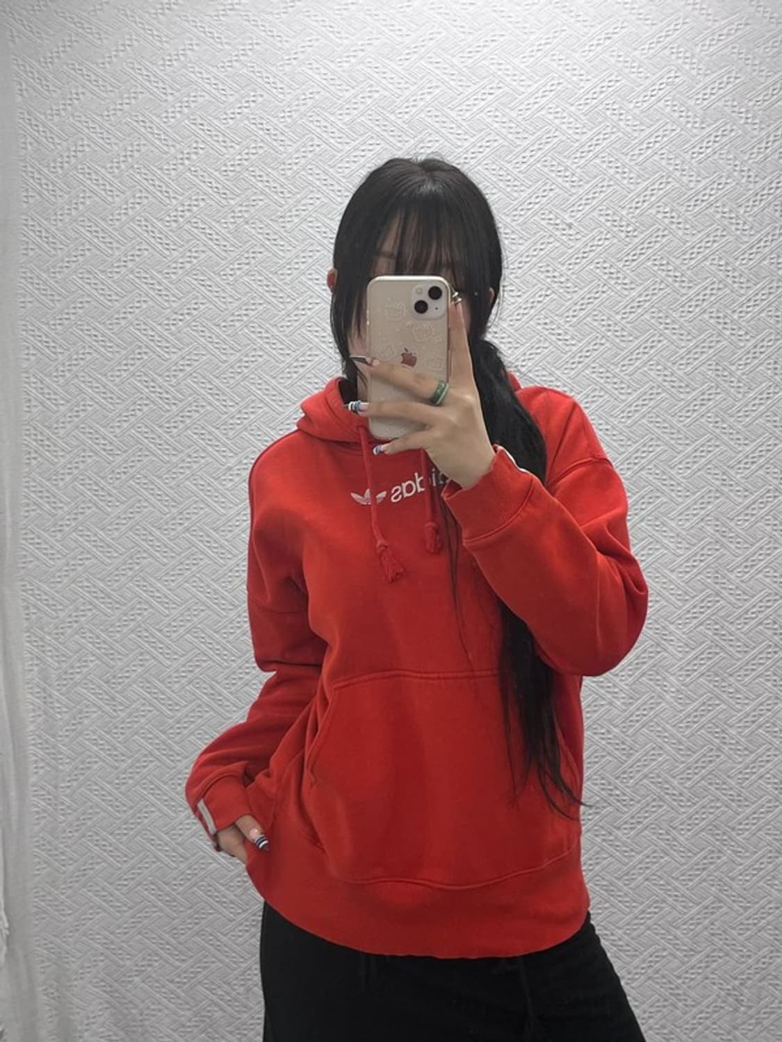 아디다스 Y2K 스펠아웃 코이즈 약기모 후드티 S C07843 상품이미지2