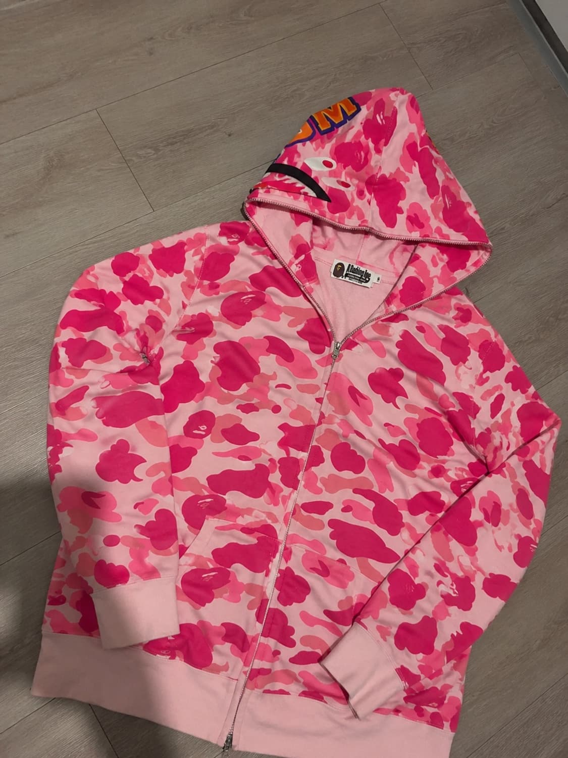 급처 오늘만 BAPE 핑크 카모 후드집업 상품이미지2