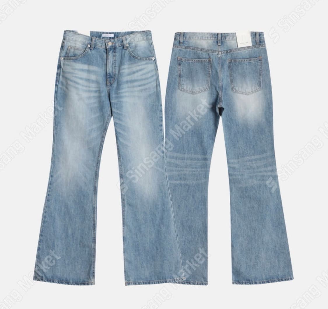 Noster 연청 워싱 플레어 부츠컷진 s 29-30 상품이미지1