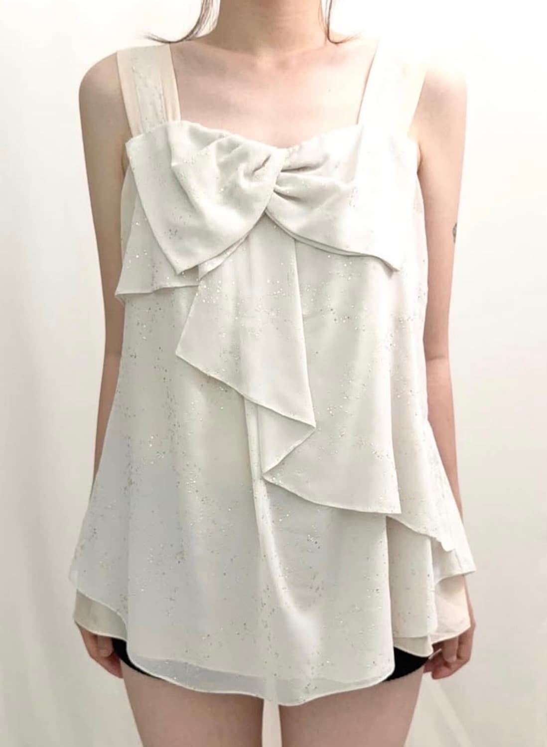 빈티지 리본 나시 상품이미지2