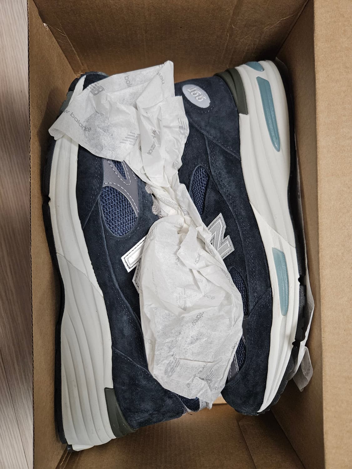 뉴발란스 991v2 네이비 255mm 풀박스 상품이미지5