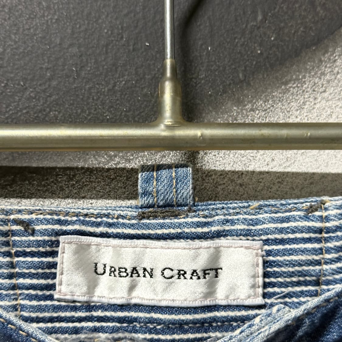 VTG 빈티지 올드스쿨 레이어드 패치 디테일 신치백 카펜터 데님 반바지 상품이미지7