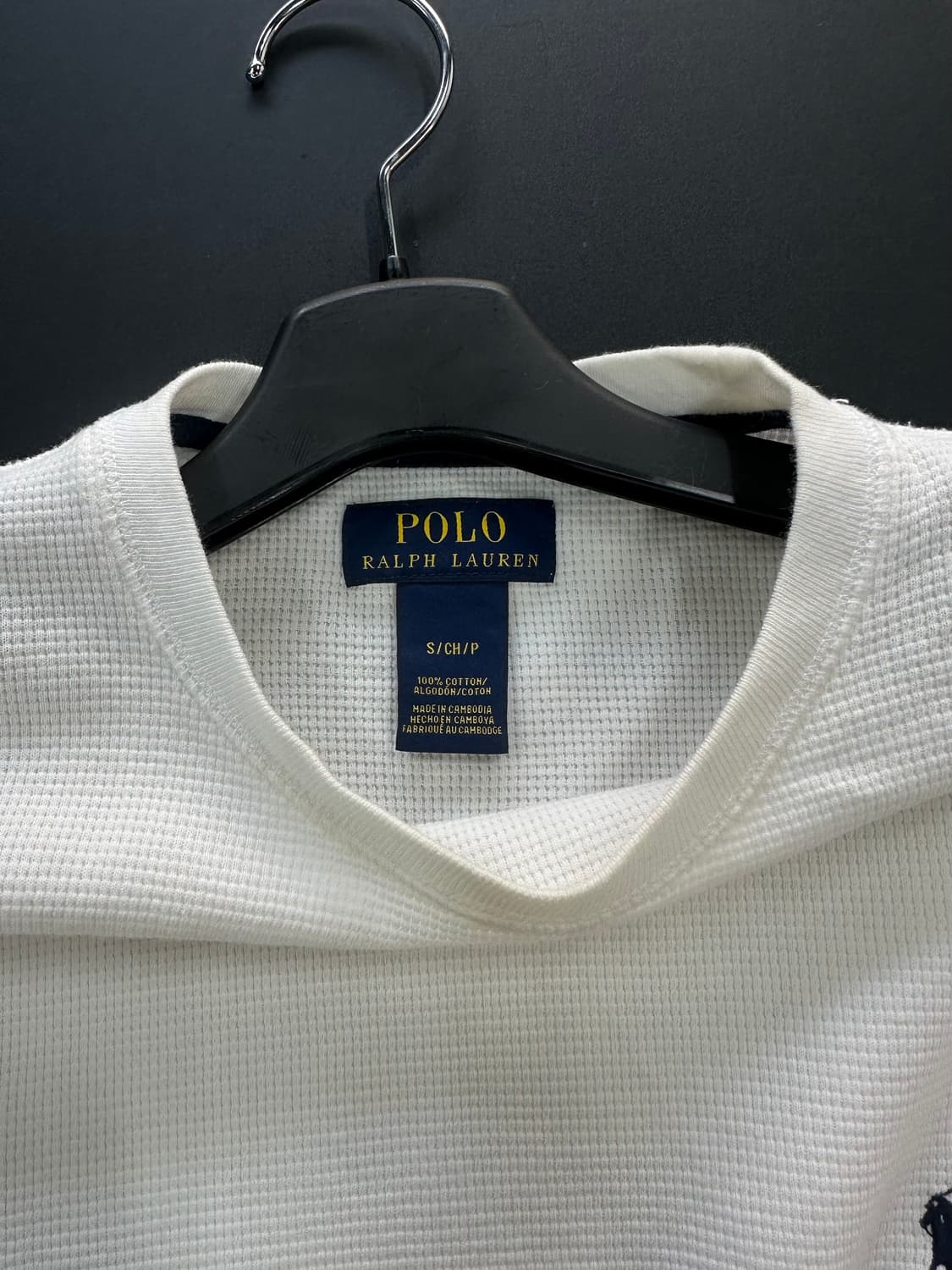 폴로랄프로렌 와플 롱슬리브 화이트 상품이미지7